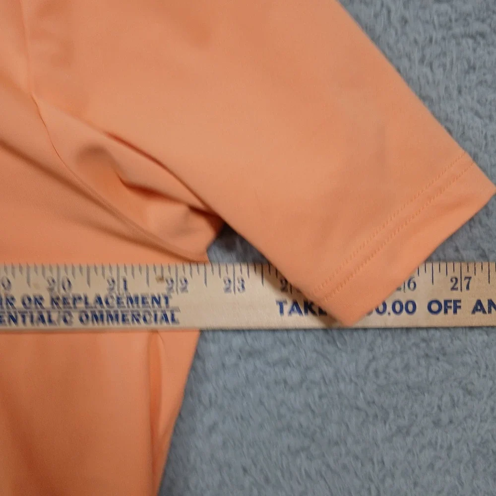 RLX Ralph Lauren Golf Polo Shirt Men's XL Orange Performance Short Sleeve‎